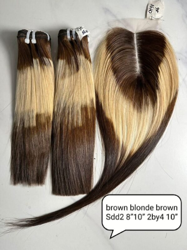Brown blond hair